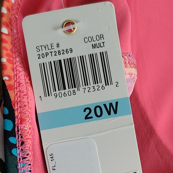 🌺SOLD🌺 Anne Cole Sand Stripe Sz 20W Tankini - Picture 6 of 6